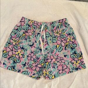Chubbies Floral Swim Trunks - Pink, Yellow, Green